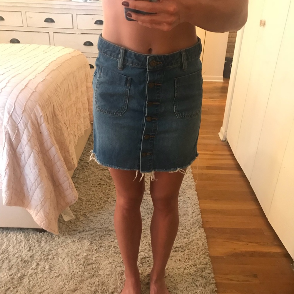 BDG Jean Skirt